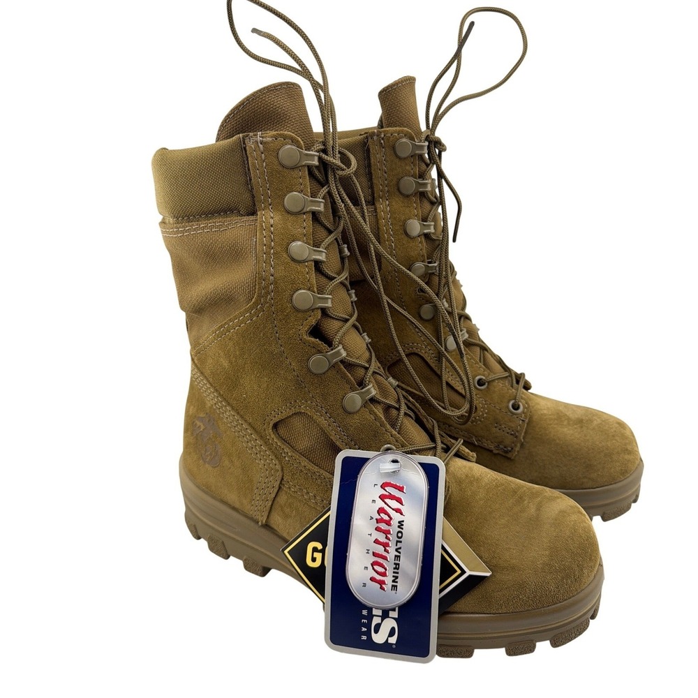 Bates Combat Boots Women's 5W Tan NEW GORE-TEX Military Tactical‎ E 85502B NWT'S
